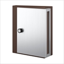 戸建・集合ポスト KS-MB31SN-L-DB 静音大型ダイヤル錠 ダークブラウン