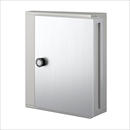 戸建・集合ポスト KS-MB31SN-L-MS 静音大型ダイヤル錠 メタリックシルバー