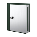 戸建・集合ポスト KS-MB31SN-L-DGR 静音大型ダイヤル錠 ダークグリーン