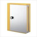 戸建・集合ポスト KS-MB31SN-L-MY 静音大型ダイヤル錠 マスタードイエロー