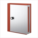 戸建・集合ポスト KS-MB31SN-L-TC 静音大型ダイヤル錠 テラコッタ