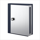 戸建・集合ポスト KS-MB31SN-L-DBL 静音大型ダイヤル錠 ダークブルー