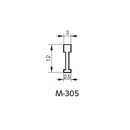 真中目地棒 M-305 3X12