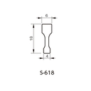 SUS目地棒 S-618 6x18