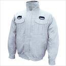 空調エアコン服 ハーネスタイプ服のみ 綿100% シルバー M BR-288