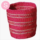 BAMBOULA(バンブーラ) ナチュラルストライプバスケット S 13cm