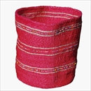 BAMBOULA(バンブーラ) ナチュラルストライプバスケット M 18cm