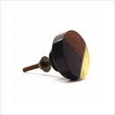 CLOVER(クローバー) つまみ ノブ アクリルウッドノブ ブルーイエロー