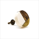 CLOVER(クローバー) つまみ ノブ アクリルウッドノブ ホワイトイエロー