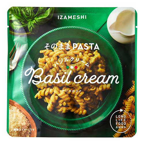 イザメシ そのままPASTA パスタ バジルクリーム
