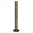 スチール製ガイドポール ねじれ角棒タイプ RING0785-TB-AR(茶)