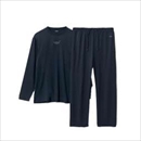 BAKUNE Dry Men's 長袖 ネイビー サイズXL 上下セット